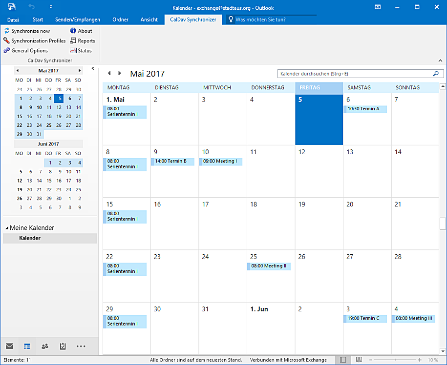 Faccia clic su Synchronization Profiles
