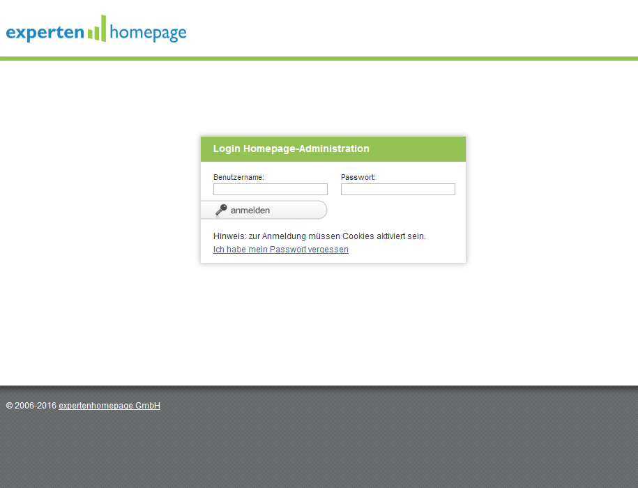 Acceda a expertenhomepage