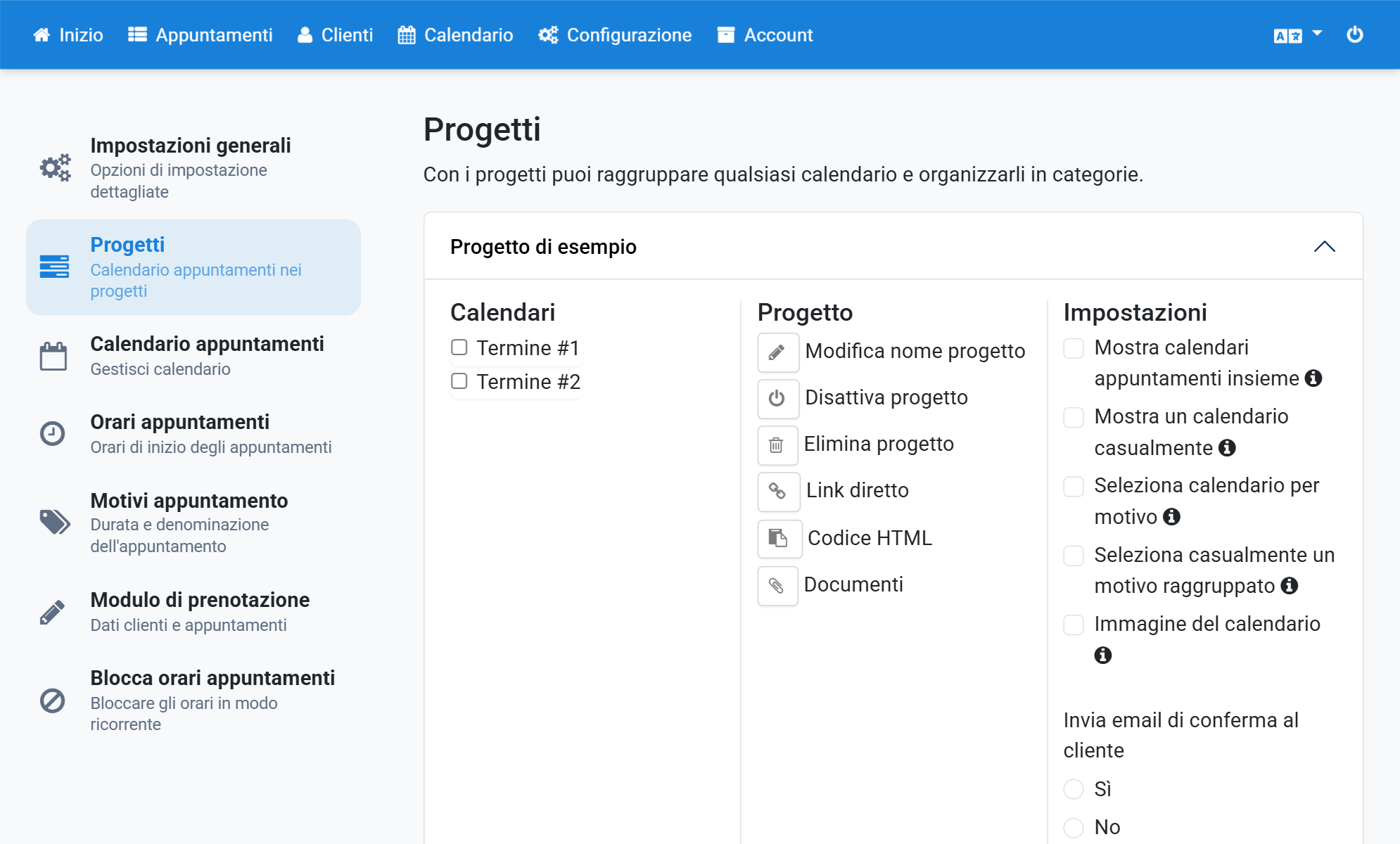 Spunti Mostra calendari appuntamenti insieme